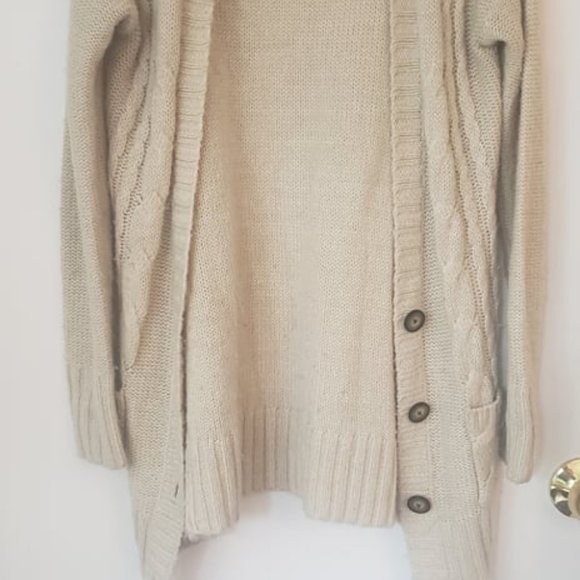 Garage Beige Knit Cardigan - Picture 2 of 3
